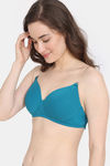 Zivame Beautiful Basics Padded Non Wired 3/4Th Coverage Backless Bra - Exotic Plume — thumbnail 4